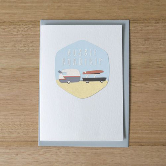 Sunday Paper Greeting Card - Aussie Roadtrip