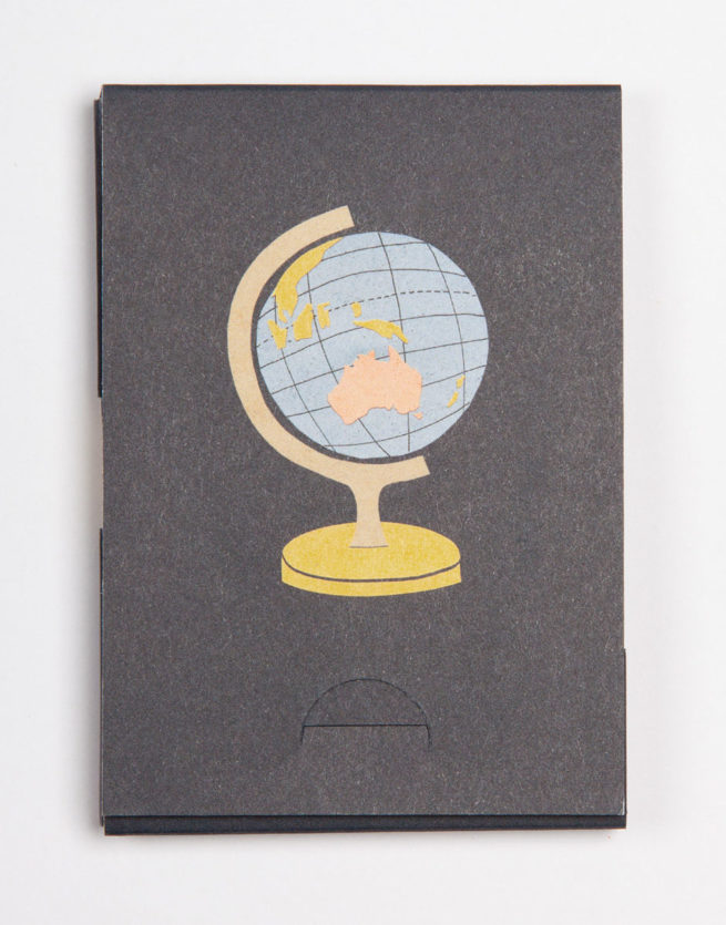 Sunday Paper Pocket Pad - Globe