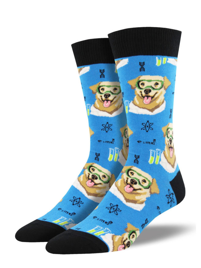 Socksmith Mens Socks - Science Lab Blue