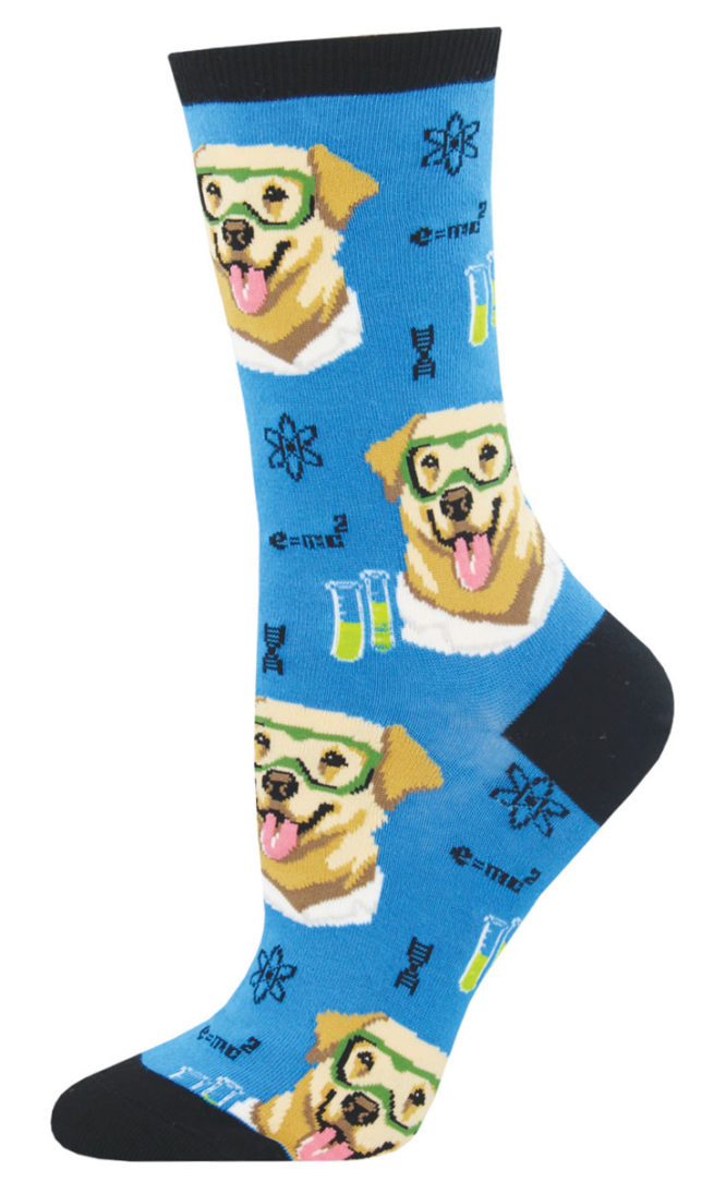Socksmith Ladies Socks - Science Lab Blue