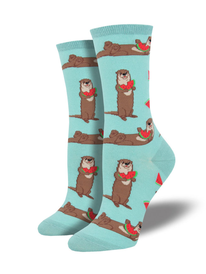 Socksmith Ladies Socks - Ottermelon Sky Blue