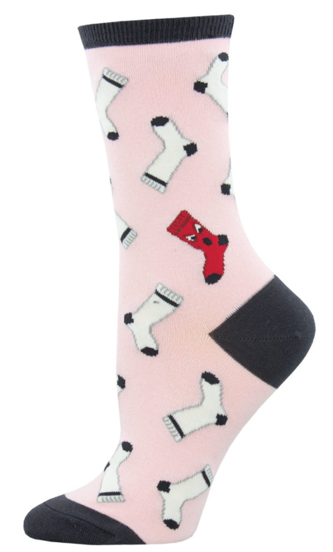 Socksmith Ladies Socks - Dirty Laundry Pink
