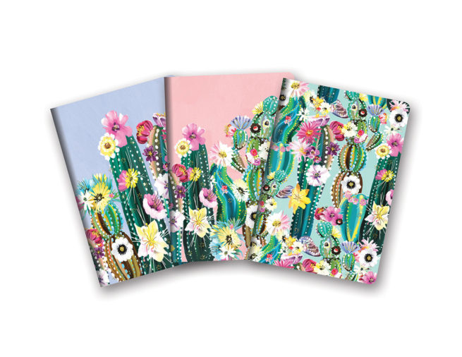 Studio Oh Notebook Trio Journals -  Desert Blossoms