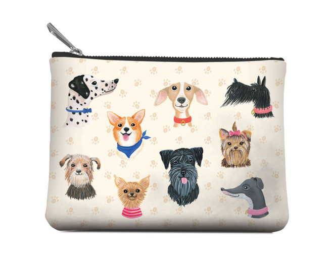 Studio Oh Zippered Pouch Medium - Doggone Cute
