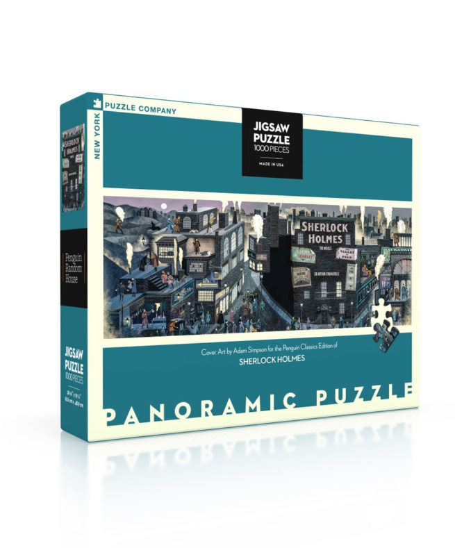 NYPC 1000 Pc Panoramic Puzzle - Sherlock Holmes