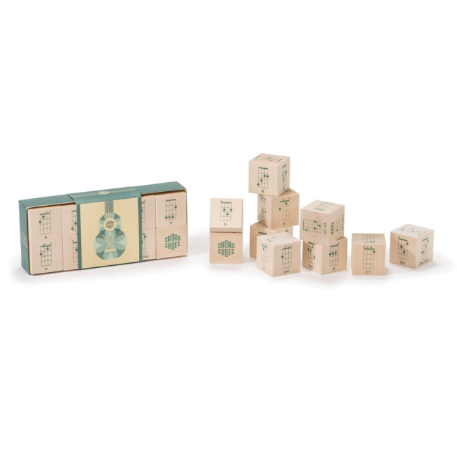 Uncle Goose Ukulele Blocks - Chord Cubes