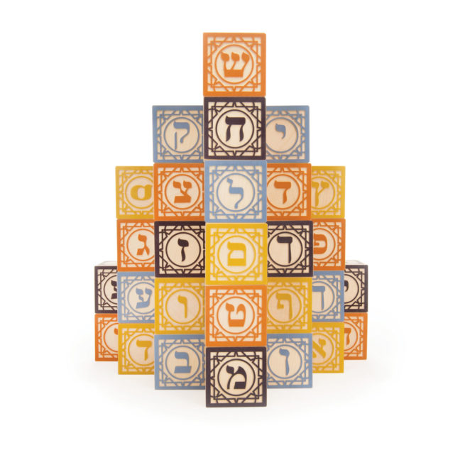 Uncle Goose Hebrew Language Blocks Box/28 - Image 2