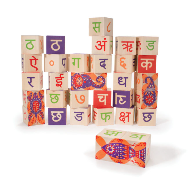 Uncle Goose Hindi Language Blocks Box/32 - Image 2