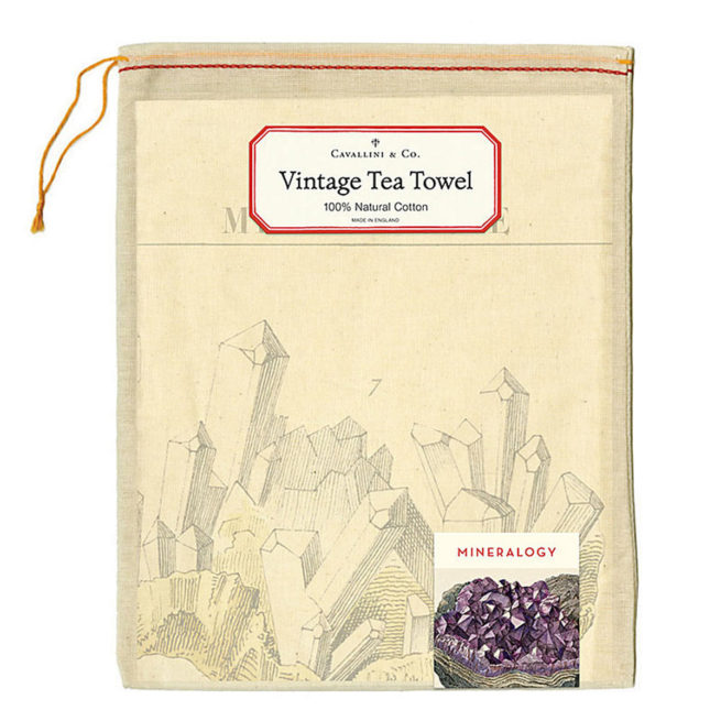 Cavallini Tea Towel - Mineralogy - Image 2