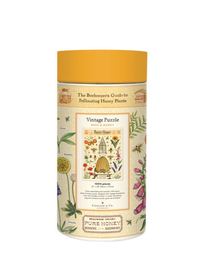 Cavallini - 1000 Pc Puzzle Bees & Honey - Image 2
