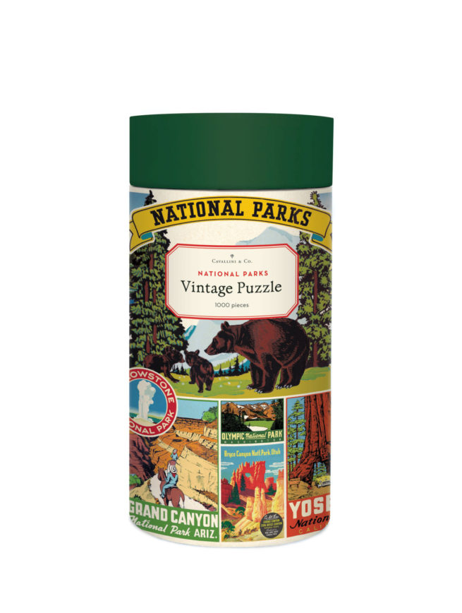 Cavallini - 1000 Pc Puzzle National Parks