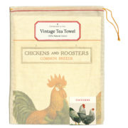 Cavallini Tea Towel - Chickens - Image 2