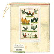 Cavallini Tea Towel - Chickens - Image 3