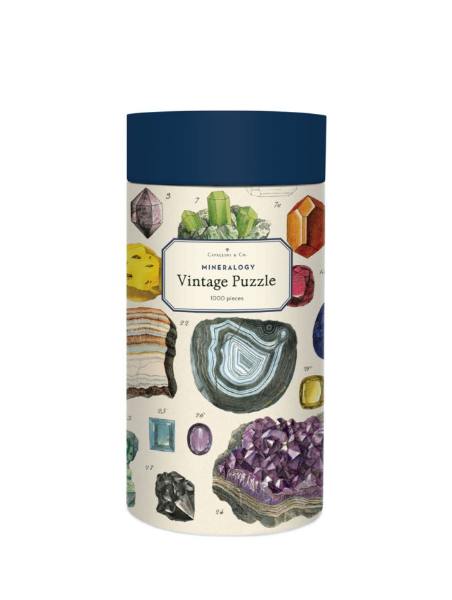 Cavallini - 1000 Pc Puzzle Mineralogy