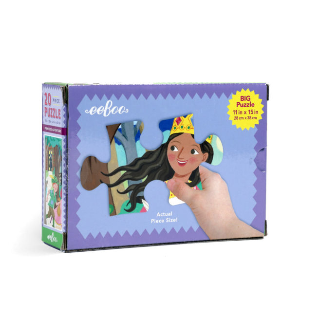 eeBoo 20 Pc Puzzle - Princess Adventure - Image 2