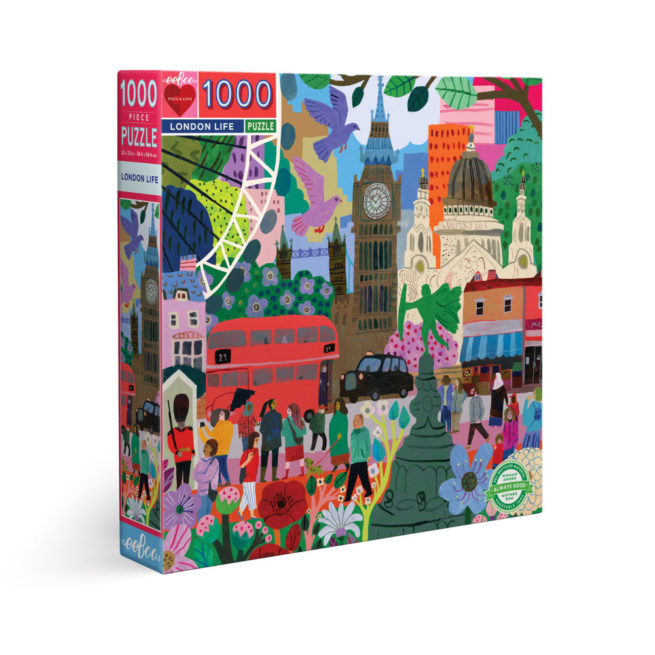 eeBoo 1000 Pc Puzzle - London Life
