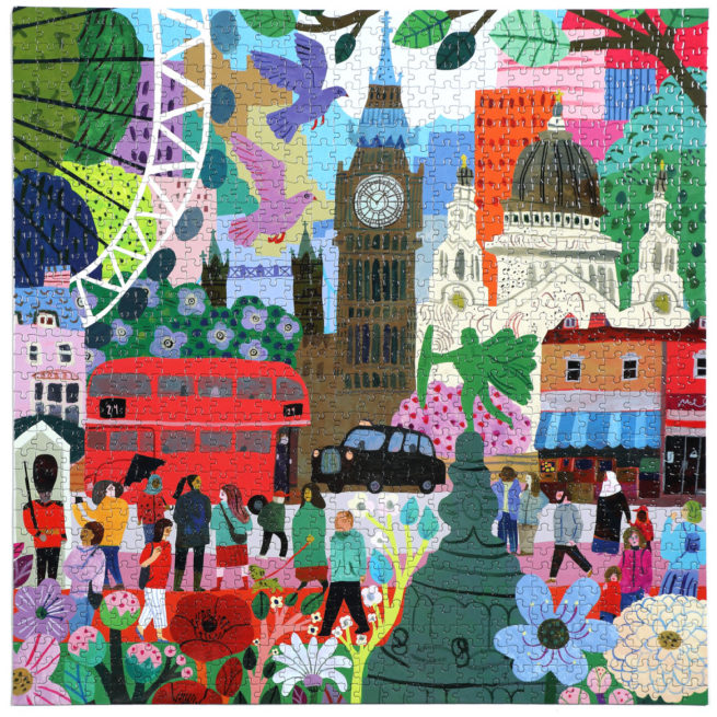 eeBoo 1000 Pc Puzzle - London Life - Image 2