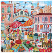 eeBoo 1000 Pc Puzzle - Venice Market - Image 2