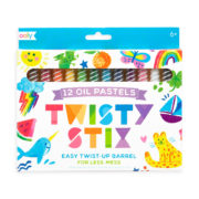 Ooly Crayons - Oil Pastel Twisty Stix/12