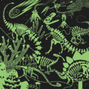Mudpuppy 500 Pc Glow in Dark Puzzle - Dinosaurs - Image 3