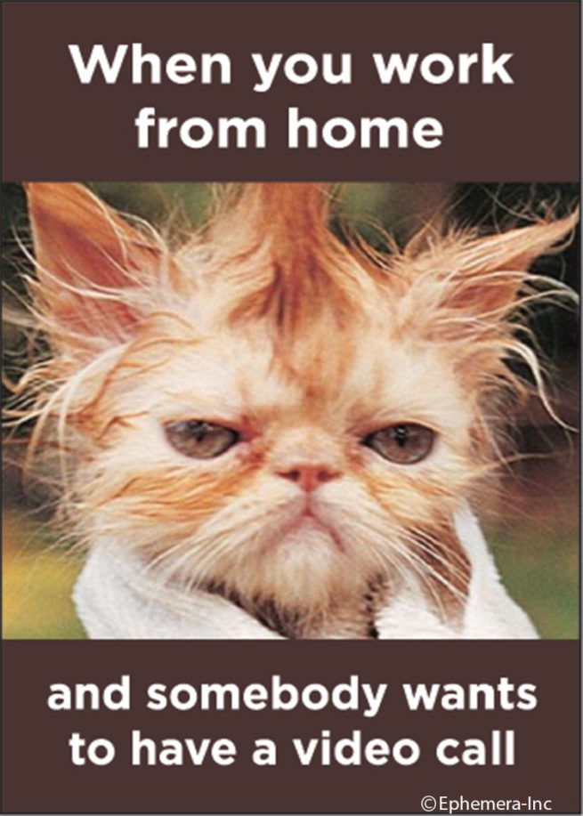 Ephemera Magnet - When you work from home
