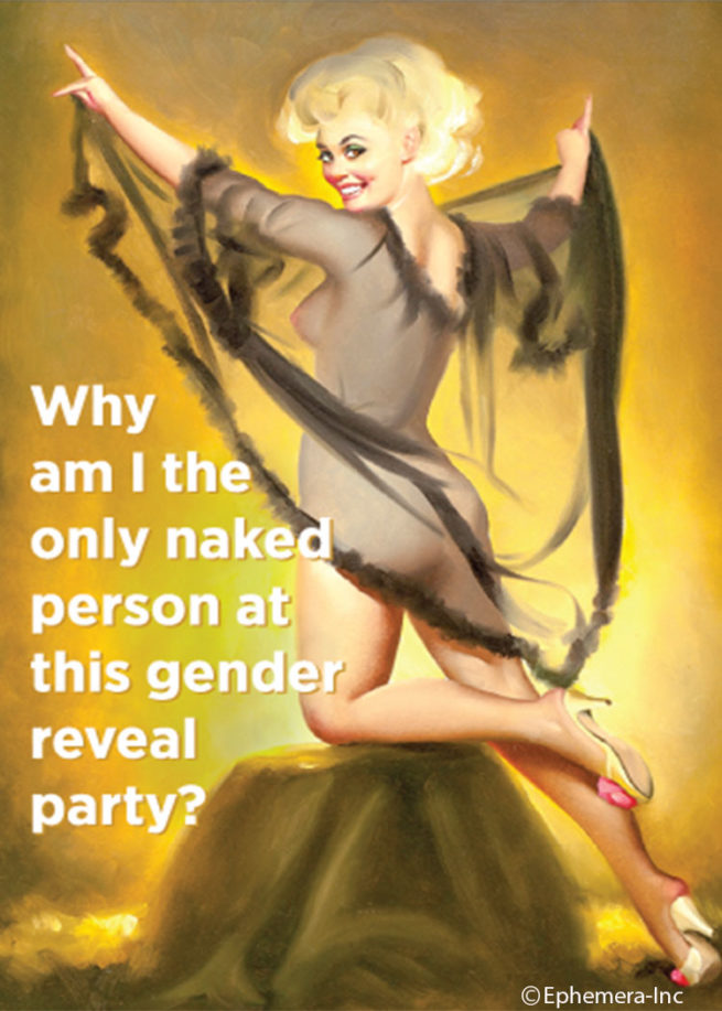Ephemera Magnet - Why Am I The Only Naked