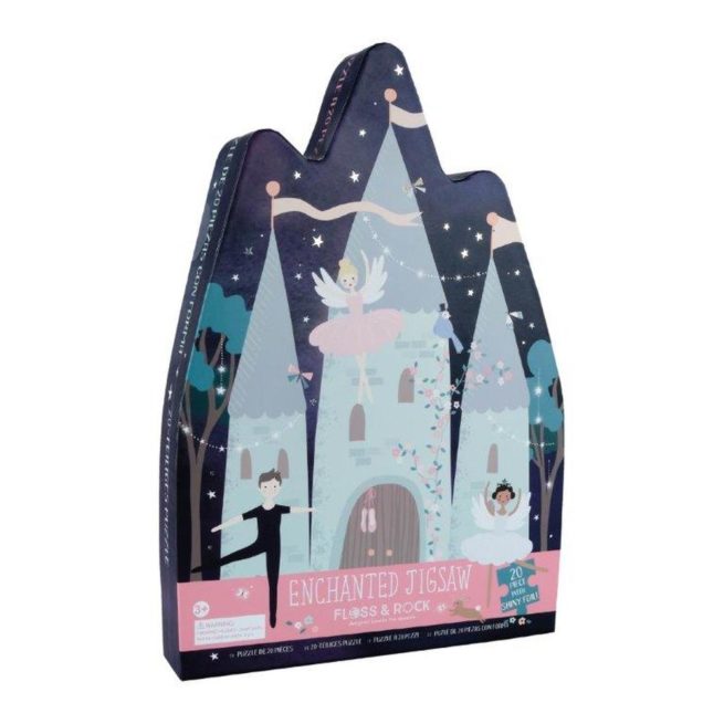 Floss & Rock 20 Pc Shaped Jigsaw Puzzle Enchanted