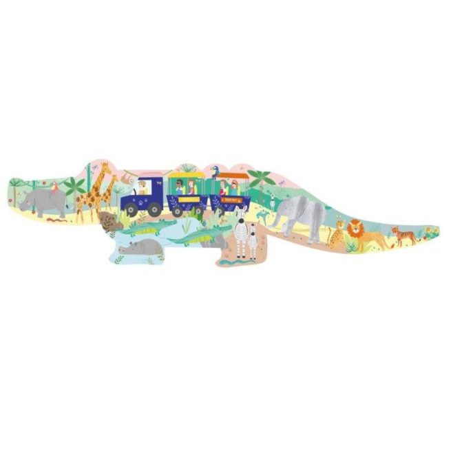 Floss & Rock 20 Pc Shaped Jigsaw Puzzle Jungle - Image 2