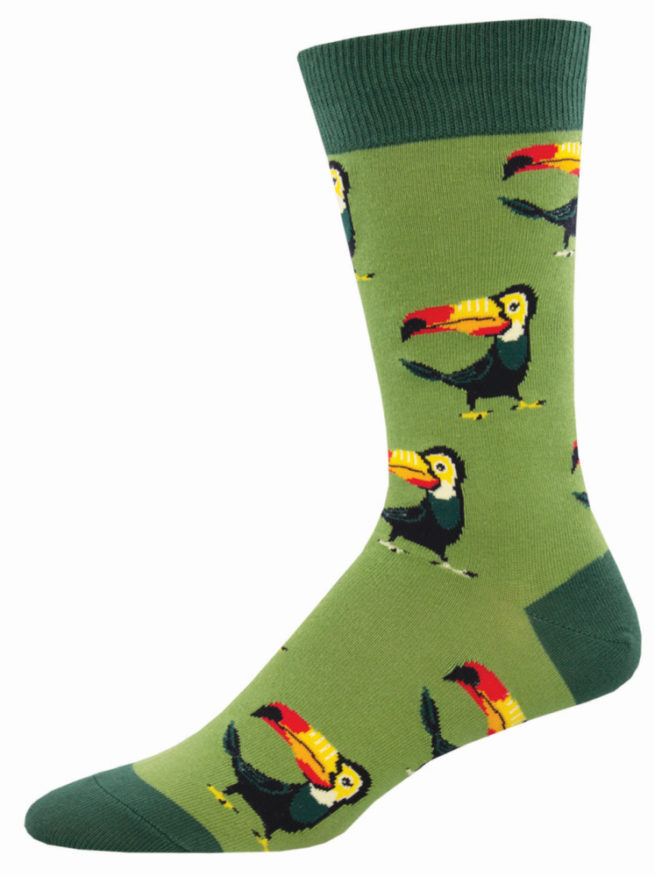 Socksmith Mens Socks - Tropical Toucan