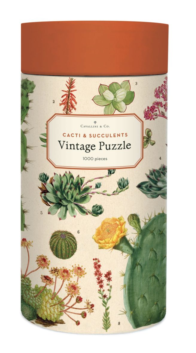 Cavallini - 1000 Pc Puzzle Cacti & Succulents
