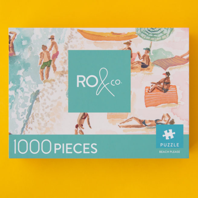 RO&Co 1000 Pc Puzzle - Beach Please
