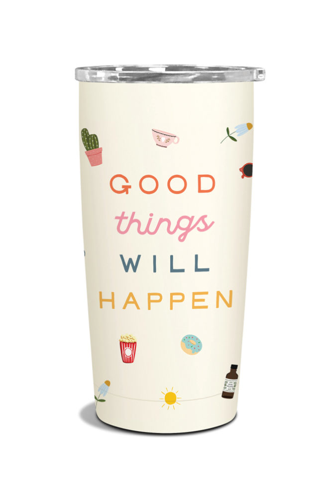 Studio Oh Coffee Tumbler - Good Things Will Happen