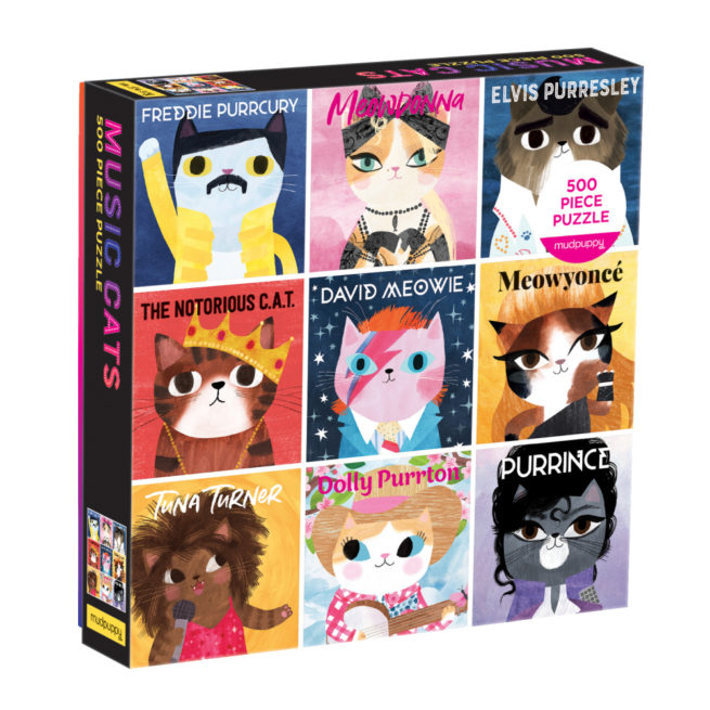 Mudpuppy 500 Pc Puzzle - Music Cat