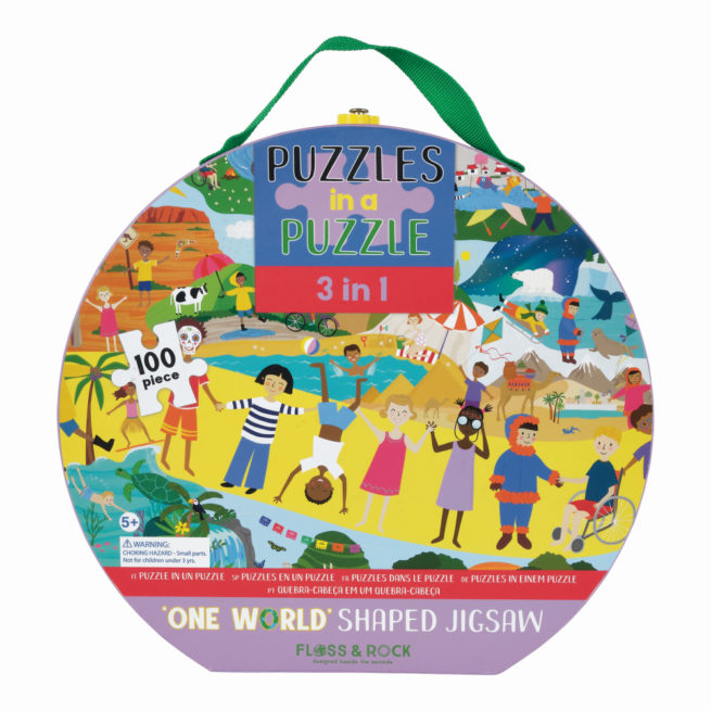 Floss & Rock 100 Pc Puzzle - Children of the World