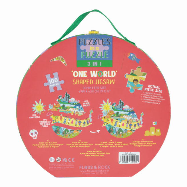 Floss & Rock 100 Pc Puzzle - Children of the World - Image 2