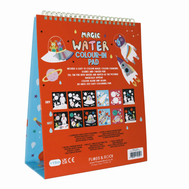 Floss & Rock Magic Water Colouring Flipbook - Space - Image 3