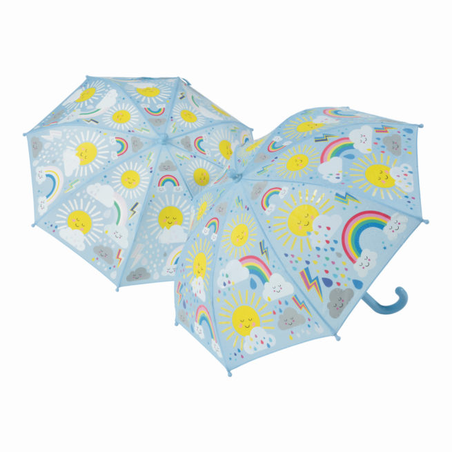 Floss & Rock Colour Changing Umbrella - Sun & Clouds