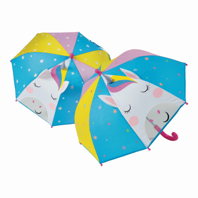 Floss & Rock Colour Changing Umbrella 3D - Unicorn