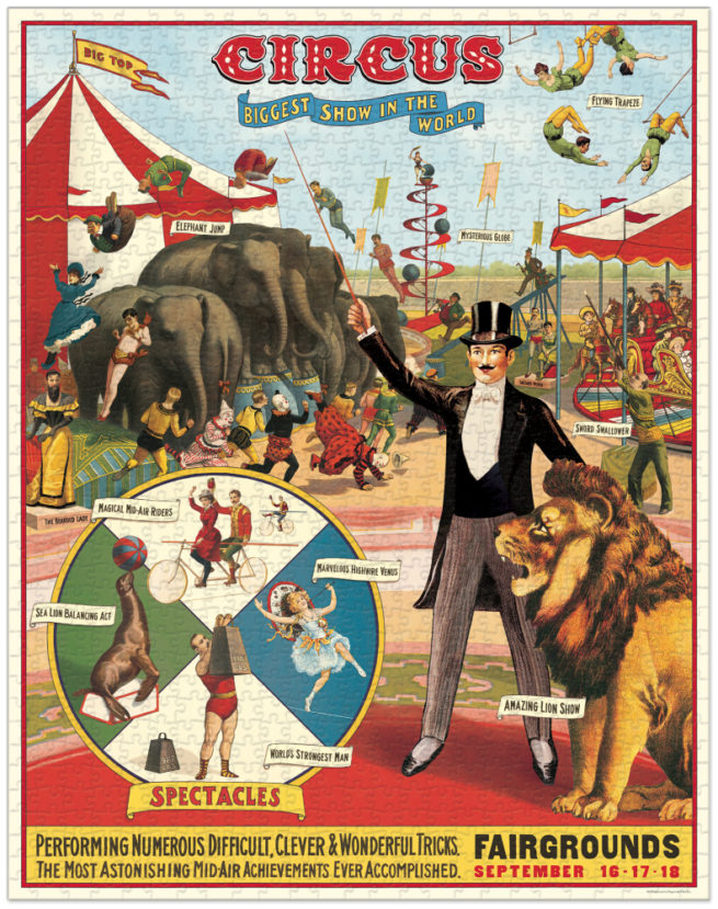 Cavallini - 1000 Pc Puzzle Circus - Image 3