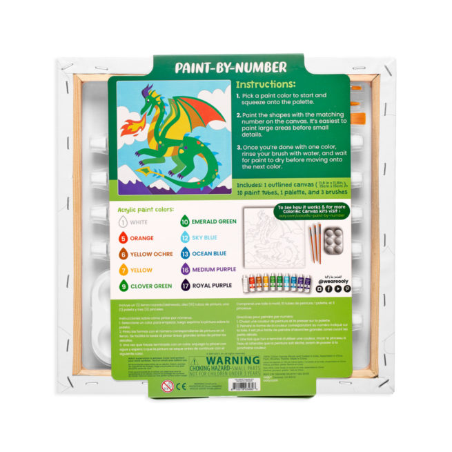 Ooly Paint By Numbers - Dragon - Image 2