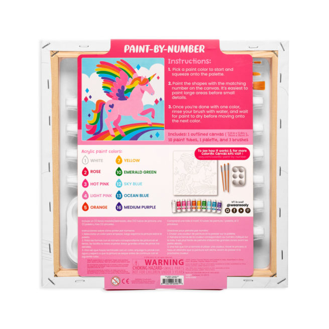 Ooly Paint By Numbers - Unicorn - Image 2