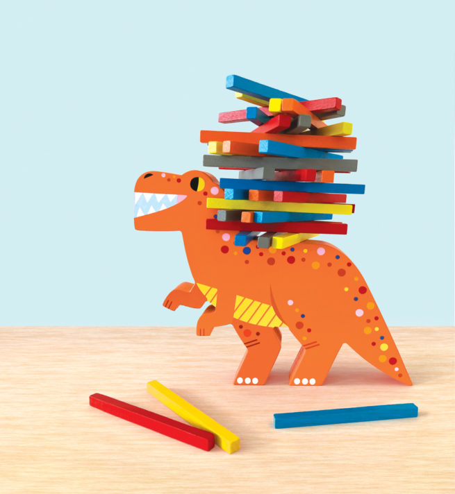 Mudpuppy Game - T-Rex Topple - Image 2