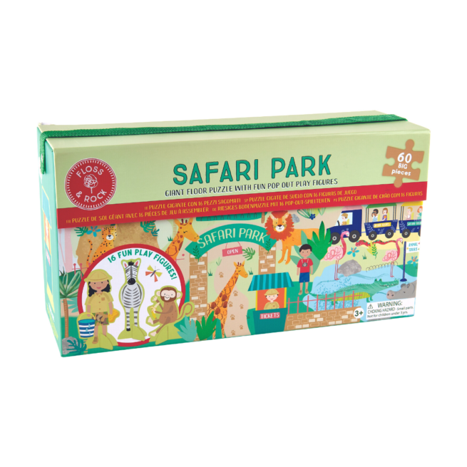 Floss & Rock 60 Pc Floor Puzzle - Safari