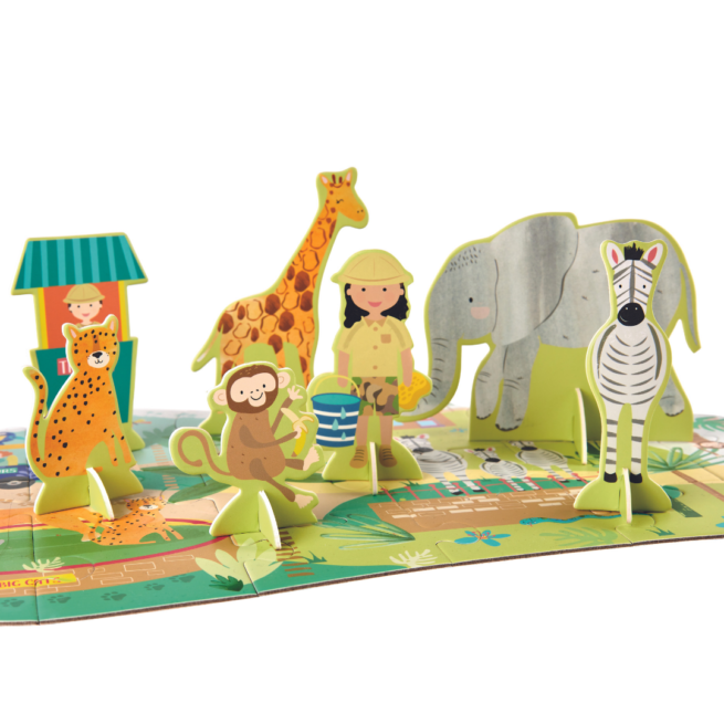Floss & Rock 60 Pc Floor Puzzle - Safari - Image 2