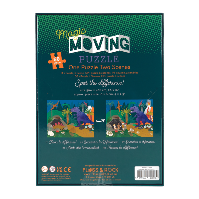 Floss & Rock Magic Moving Puzzle - Dinosaurs - Image 2