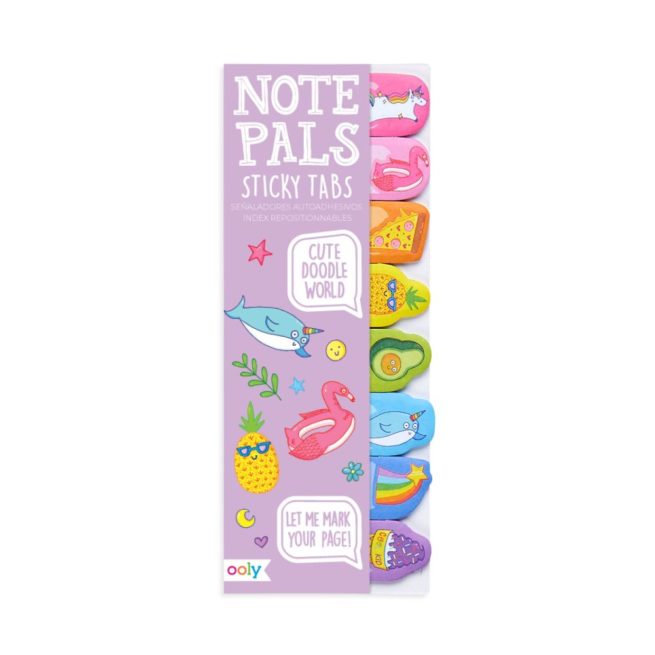 Ooly Sticky Note Pals - Cute Doodle World