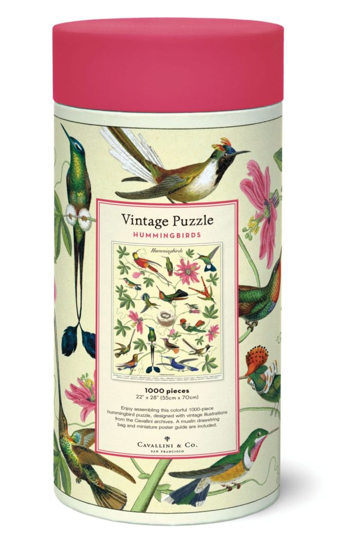 Cavallini - 1000 Pc Puzzle Hummingbird - Image 3