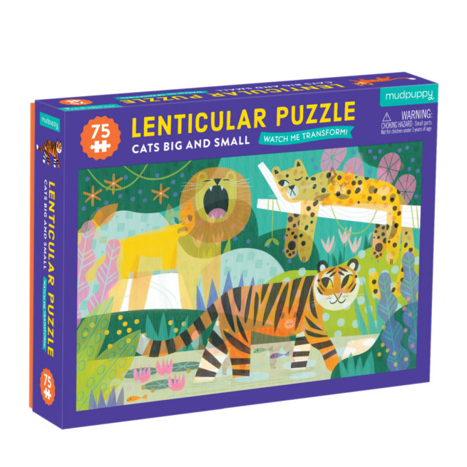Mudpuppy 75 Pc Puzzle - Lenticular Cats