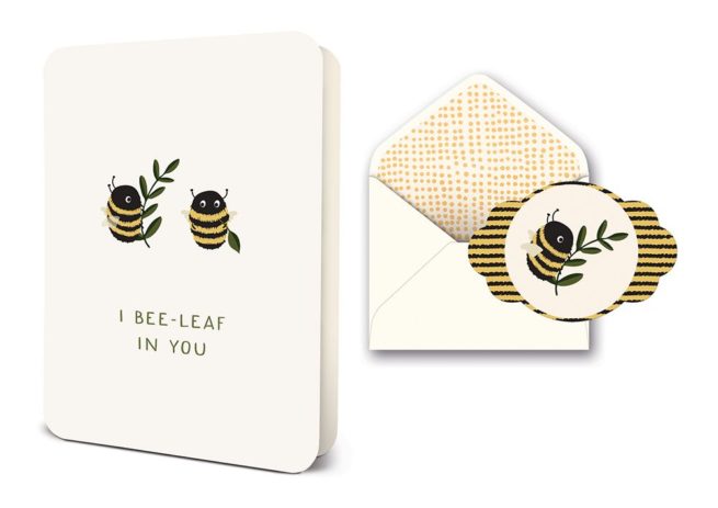 Studio Oh Card - I Bee-Leaf in You