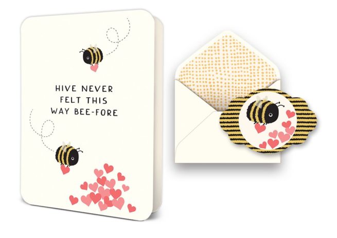 Studio Oh Card - Never felt this way Bee-fore